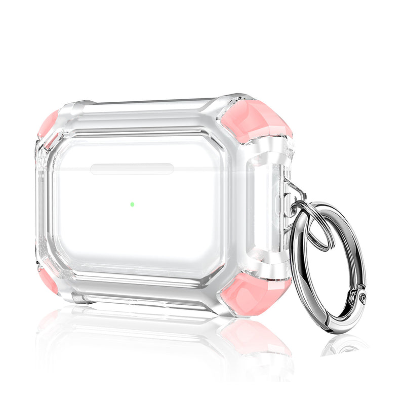 Load image into Gallery viewer, AirPods Pro Transparent Heavy Duty Protecive Case With Key Ring - Polar Tech Australia
