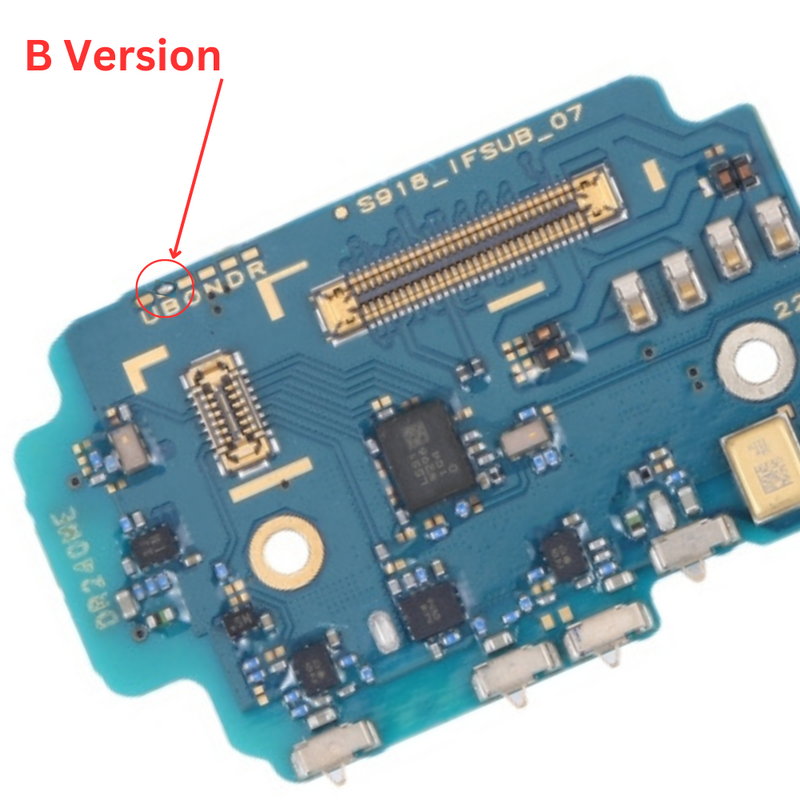 Cargue la imagen en el visor de la galería, Samsung Galaxy S23 Ultra (SM-S918) - Charging Port Connector Sim Reader Mic Sub Board - Polar Tech Australia
