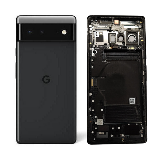 Google Pixel 6 Pro Rear Back Frame Housing Assembly With Camera Lens Bottons & NFC Flex - Polar Tech Australia