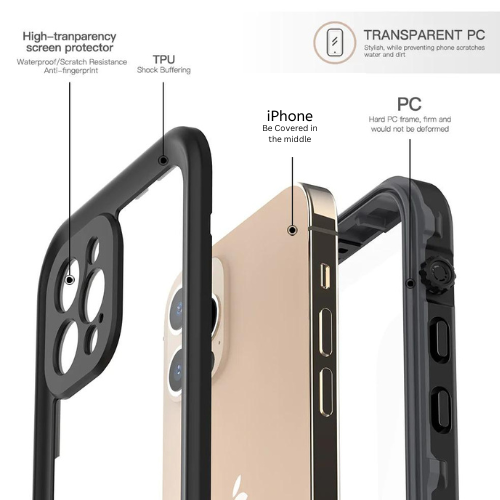 Cargue la imagen en el visor de la galería, Apple iPhone 12/Mini/Pro/Max Redpepper Full Covered Waterproof Heavy Duty Tough Armor Case - Polar Tech Australia
