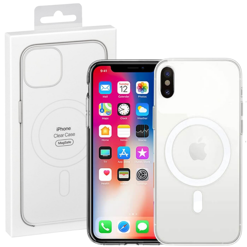 Load image into Gallery viewer, [MagSafe Compatible] Apple iPhone X/Xs/Xr/Xs Max Magnetic Transparent Clear Case Cover - Polar Tech Australia
