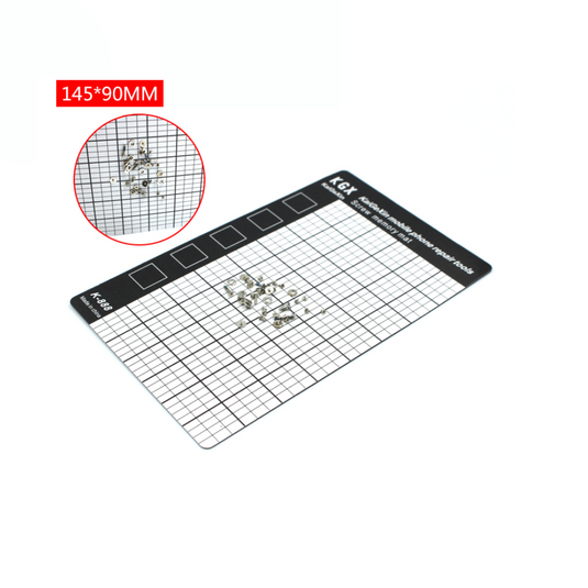 [K-888][14cm x 9cm] KGX Magnet Magnetic Screw Memory Project Mat Phone Repair Working Pad - Polar Tech Australia