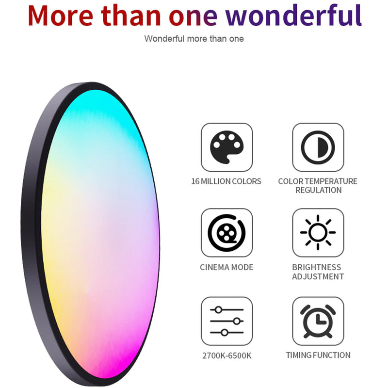 Load image into Gallery viewer, [TUYA Smart Home] RGB Dimmable LED 24W Ceiling Light Wireless Control Bedroom Living Room Light - Polar Tech Australia
