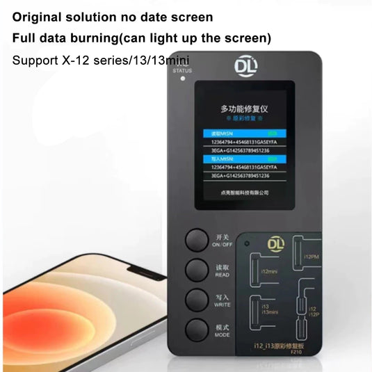 [DL F210] Sunshine Relife iPhone 8/iPhone X/11/12/13/14 Ture Tone Recovery Repair Programmer Instrument - Polar Tech Australia