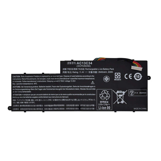 [AC13C34] Acer ES1-111M V5-122P MS2377 E3-112 E3-111 Replacement Battery - Polar Tech Australia