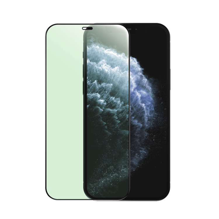 Chargez l&#39;image dans la visionneuse de la galerie, [[9D Full Covered][Eyecare Green Light Filter] iPhone 12/Mini/Pro/Max Full Covered 9H Tempered Glass Screen Protector - Polar Tech Australia
