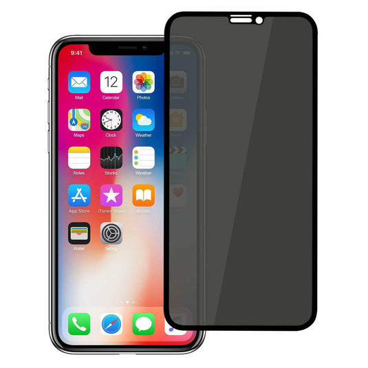 Apple iPhone 12/Mini/Pro/Max Full Covered 9D Privacy Tempered Glass Screen Protector - Polar Tech Australia