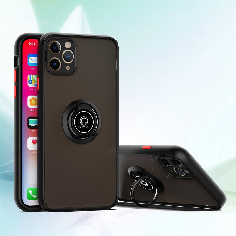 Cargue la imagen en el visor de la galería, Apple iPhone X/XR/XS/Max TPU Magnet Ring Holder Case - Polar Tech Australia

