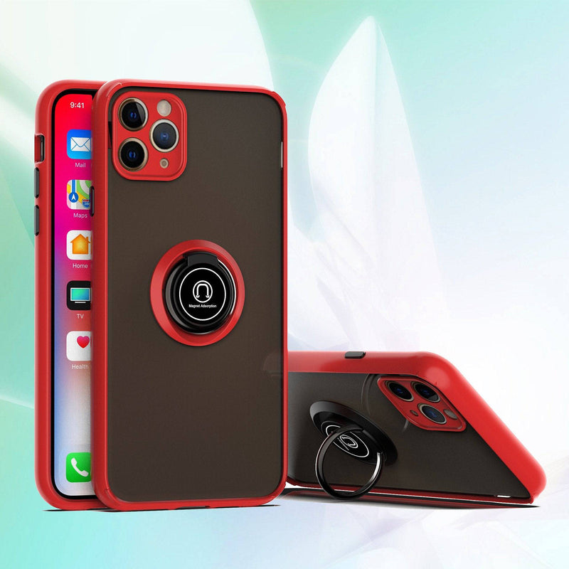 Cargue la imagen en el visor de la galería, Apple iPhone X/XR/XS/Max TPU Magnet Ring Holder Case - Polar Tech Australia
