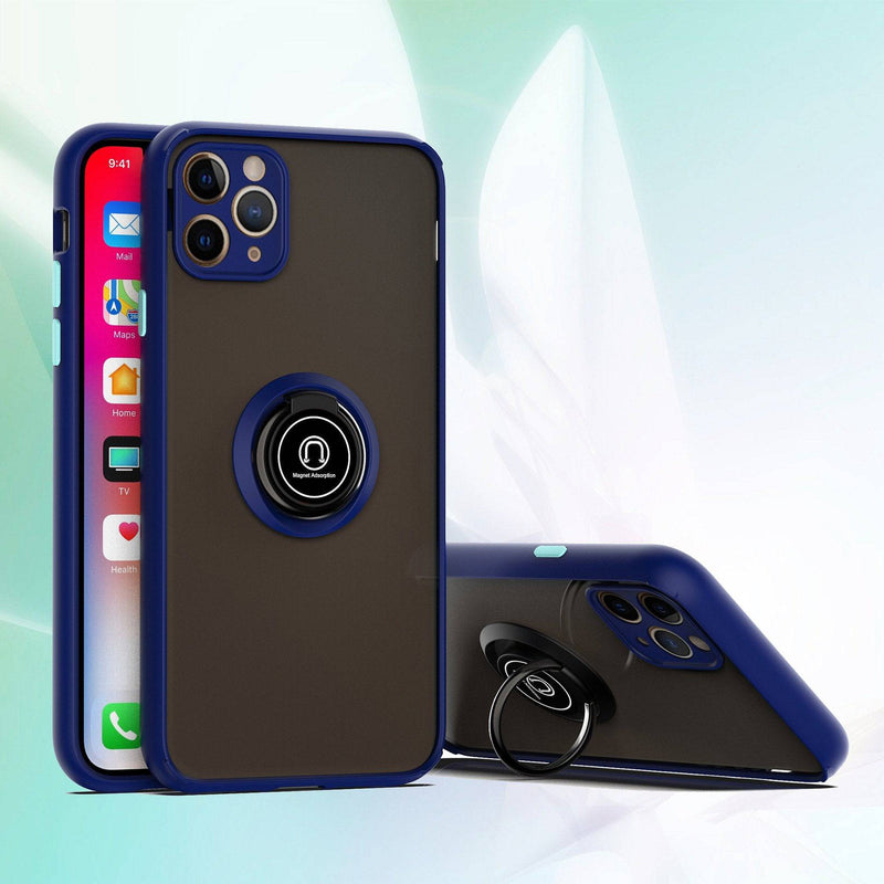 Cargue la imagen en el visor de la galería, Apple iPhone X/XR/XS/Max TPU Magnet Ring Holder Case - Polar Tech Australia
