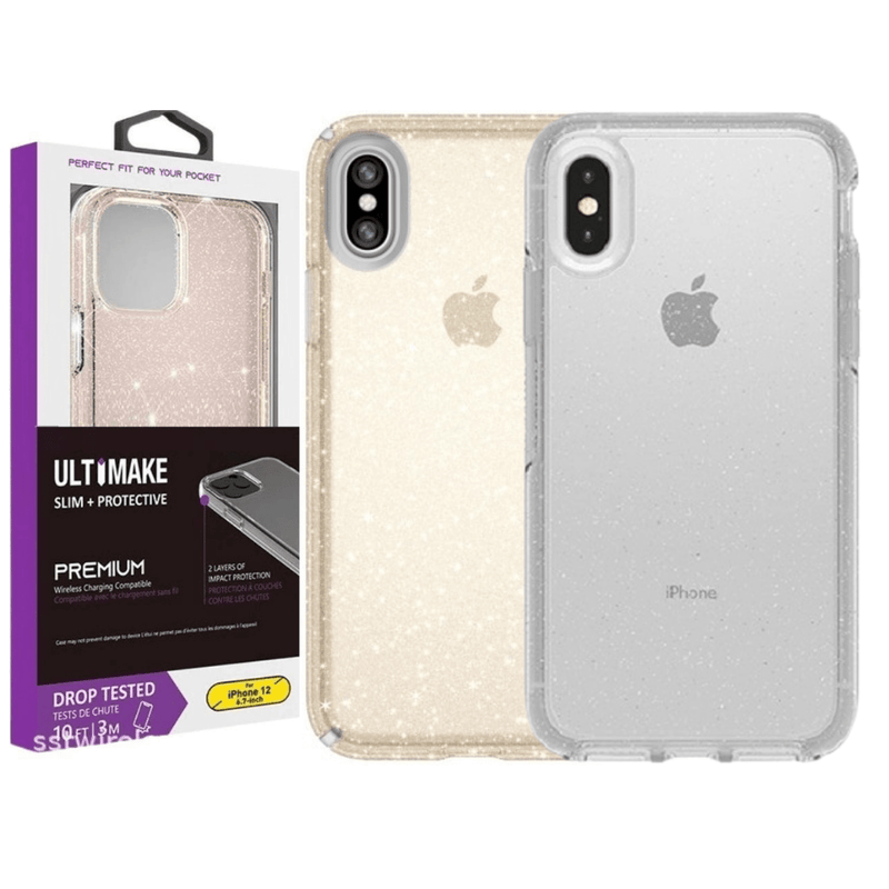 Chargez l&#39;image dans la visionneuse de la galerie, Apple iPhone X/XS/XR/XS Max Ultimake Glitter Star Flash Clear Transparent Case - Polar Tech Australia
