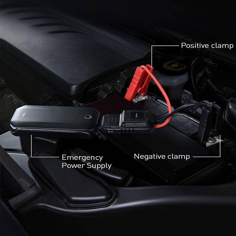 Load image into Gallery viewer, [S606][16000mAh] EPS Super Energy Portable 3 in 1 Car Wireless Jump Starter &amp; QC Type-C Power Bank &amp; Torch - Polar Tech Australia
