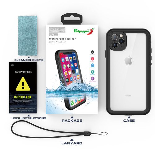 Cargue la imagen en el visor de la galería, Apple iPhone 12/Mini/Pro/Max Redpepper Full Covered Waterproof Heavy Duty Tough Armor Case - Polar Tech Australia
