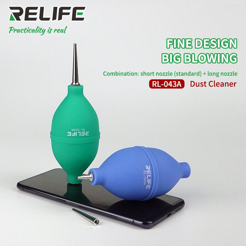 Cargue la imagen en el visor de la galería, [RL-043A] Relife 2 In 1 Phone Repair Dust Cleaner Air Blower Ball Cleaning Pen for Phone PCB PC Keyboard Dust Removing Camera Lens Cleaning - Polar Tech Australia
