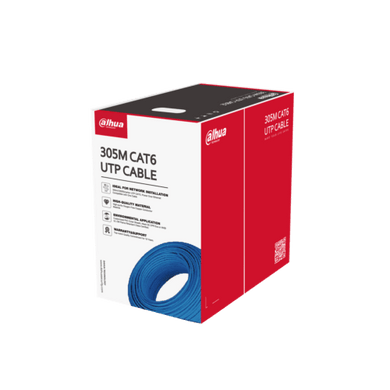 DAHUA Cat6 305M 1000ft UTP Ethernet LAN Network Wire CCTV Internet Cable - Polar Tech Australia
