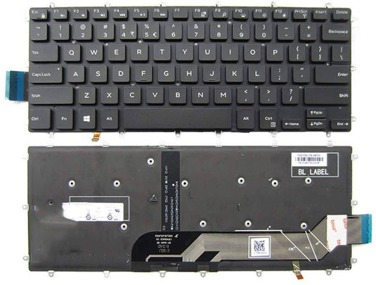 Dell Inspiron 13 13 inch 7000 7347 7348 7352 7353 7359 N7548 Replacement Keyboard With Backlit (US Layout) - Polar Tech Australia