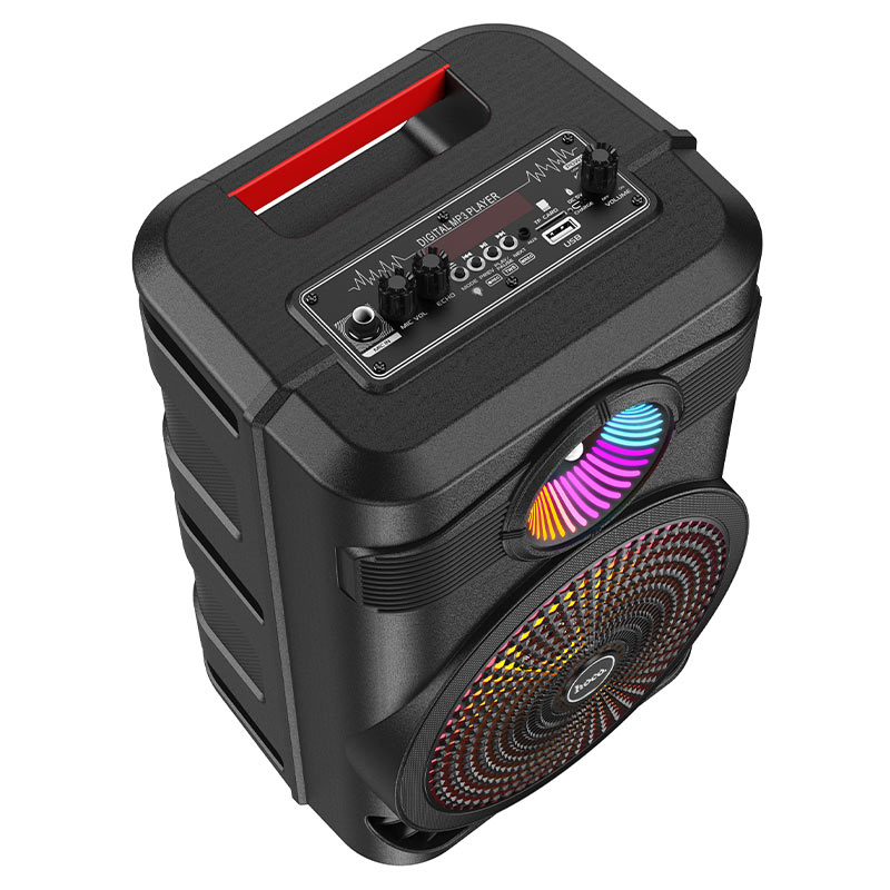 Chargez l&#39;image dans la visionneuse de la galerie, [BS46] HOCO Portable Home Camping Party Karaoke RBG Bluetooth Speaker With Microphone - Polar Tech Australia
