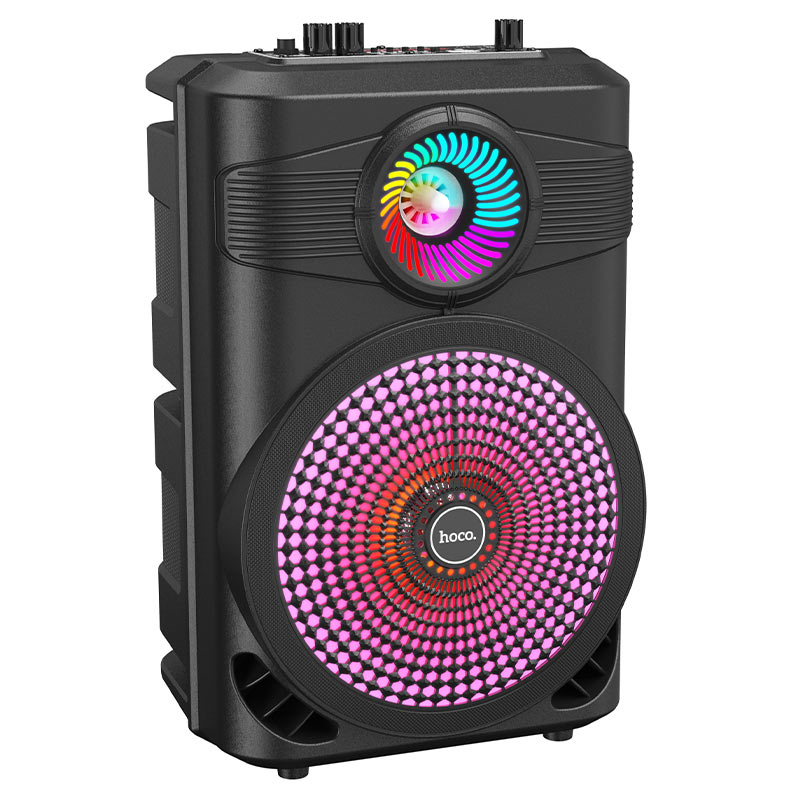 Chargez l&#39;image dans la visionneuse de la galerie, [BS46] HOCO Portable Home Camping Party Karaoke RBG Bluetooth Speaker With Microphone - Polar Tech Australia
