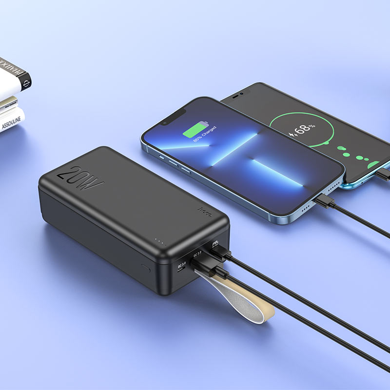Cargue la imagen en el visor de la galería, [J87B][30000mAh] HOCO PD 20W QC 3.0 Fast Charging Power Bank - Polar Tech Australia
