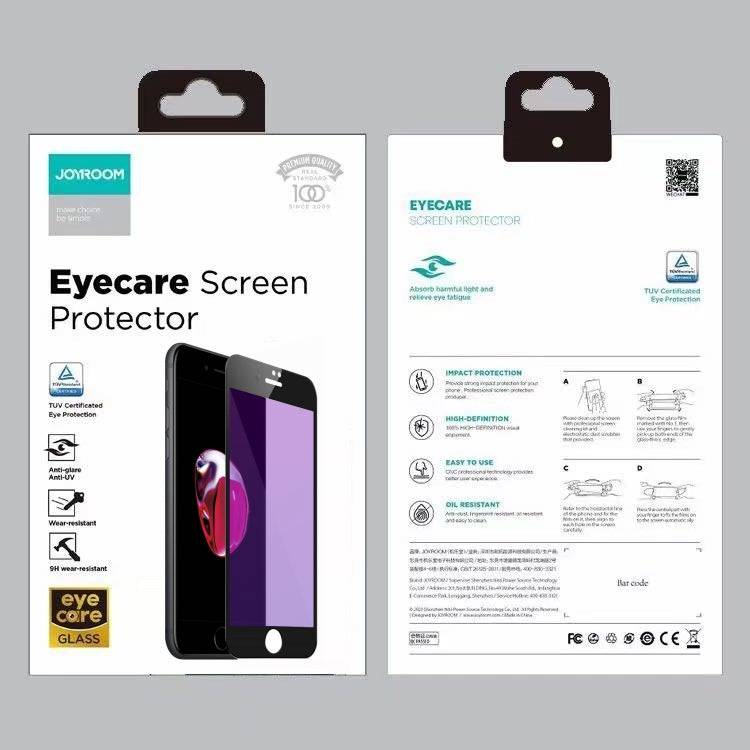 Load image into Gallery viewer, [Full Covered 9D][Eyecare Blue Light Filter] Joyroom iPhone 7/8/Plus/SE2/SE 3 9H Tempered Glass Screen Protector - Polar Tech Australia
