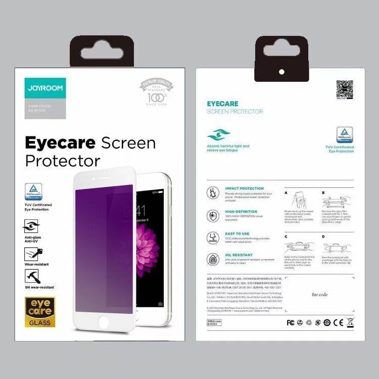 Load image into Gallery viewer, [Full Covered 9D][Eyecare Blue Light Filter] Joyroom iPhone 7/8/Plus/SE2/SE 3 9H Tempered Glass Screen Protector - Polar Tech Australia
