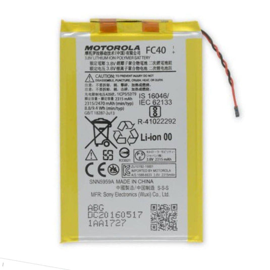 [FC40] Motorola MOTO G3 Replacement Battery - Polar Tech Australia
