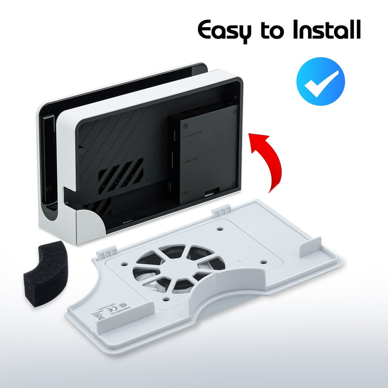 Chargez l&#39;image dans la visionneuse de la galerie, Nintendo Switch OLED Dock Cooling Fan Stand - Polar Tech Australia
