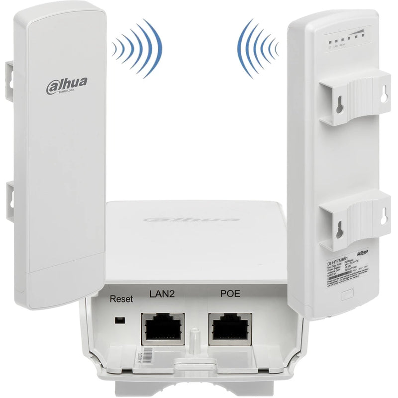 Cargue la imagen en el visor de la galería, [DH-PFM881C][Support Up to 3KM] DAHUA AP Wireless Bridge Outdoor 5G Wireless Video Transmission Device (CPE) - Polar Tech Australia
