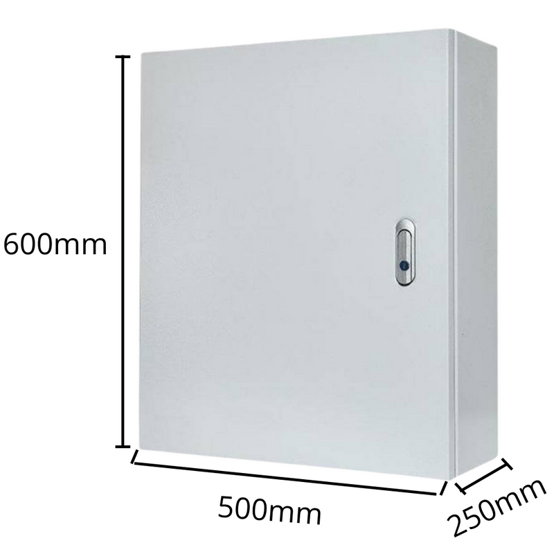 Load image into Gallery viewer, Aluminium Electrical Enclosure CCTV/Alarm Security Equipment Lockable Safe Metal Box Wall Mount - Polar Tech Australia
