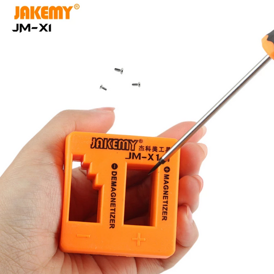 [JM-X1] Jakemy Magnetizer/Demagnetizer Cube Screwdriver Bench Bits Magnetic Degaussing - Polar Tech Australia