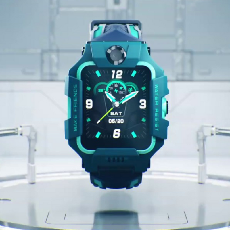 Chargez l&#39;image dans la visionneuse de la galerie, [Z6][4G Version][Green] IMOO Kid Samrt Watch Video and Call &amp; GPS Tracking &amp; Water Resistant - Polar Tech Australia

