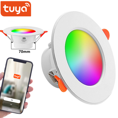 [TUYA Smart Home] RGB LED 10W Downlight Ceiling Light Wireless Control - Polar Tech Australia