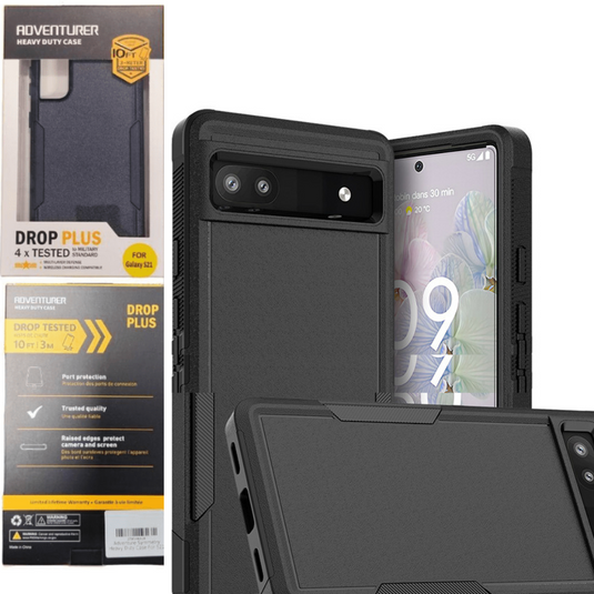 Google Pixel 6A (GX7AS) Adventurer Commuter Heavy Duty Drop Proof Case - Polar Tech Australia
