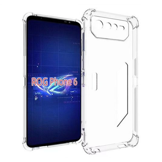 ASUS Rog Phone 6 Clear Shock Absorbing Transparent Heavy Duty Protective Case - Polar Tech Australia