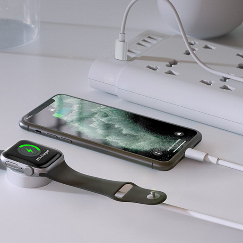 Load image into Gallery viewer, [CA113] Yesido 2 in 1 Apple Watch Magnetic Wireless Charger Cable &amp; USB C To Lightning Cable - Polar Tech Australia
