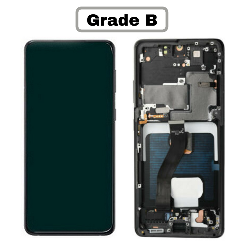 Chargez l&#39;image dans la visionneuse de la galerie, [Grade B][With Frame] Samsung Galaxy S21 Ultra (SM-G998) LCD Touch Digitizer Screen Assembly - Polar Tech Australia
