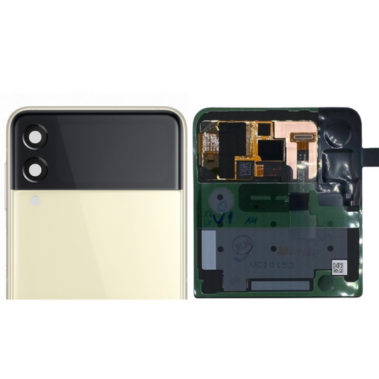 [With Display Screen & Camera Lens] Samsung Falaxy Z Flip 3 5G (SM-F711) Top Back Rear Glass Cover Panel - Polar Tech Australia