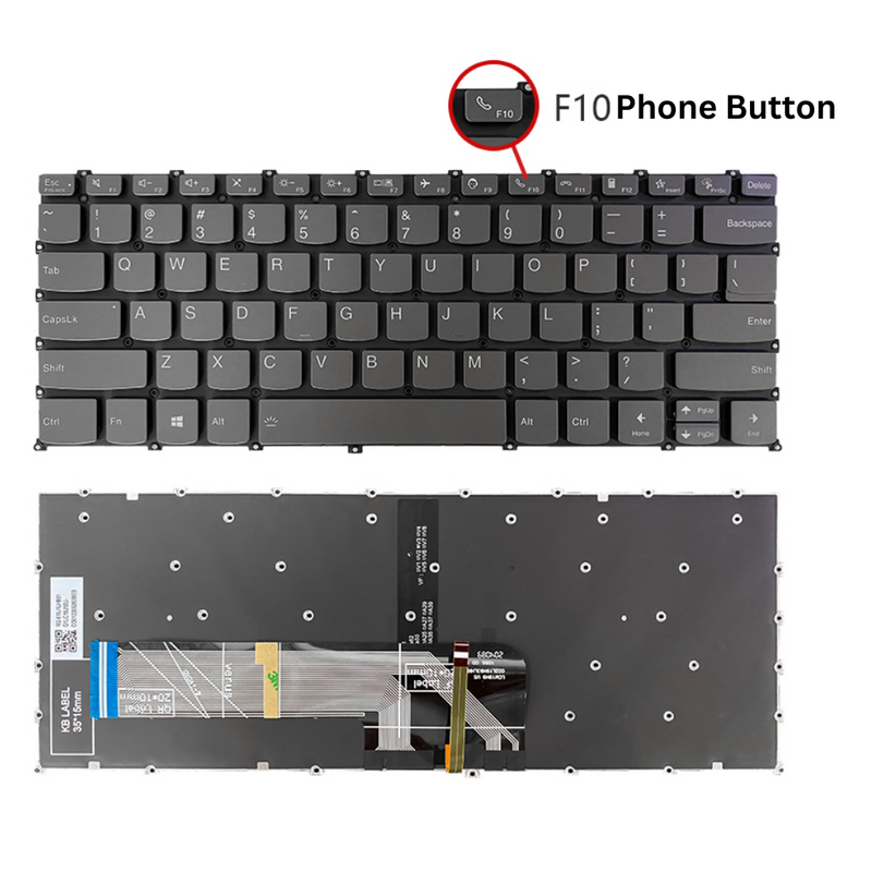 Chargez l&#39;image dans la visionneuse de la galerie, Lenovo IdeaPad Flex 5 -14iil05 14are05 14&quot; Inch  Laptop - Replacement Keyboard With Backlit - Polar Tech Australia
