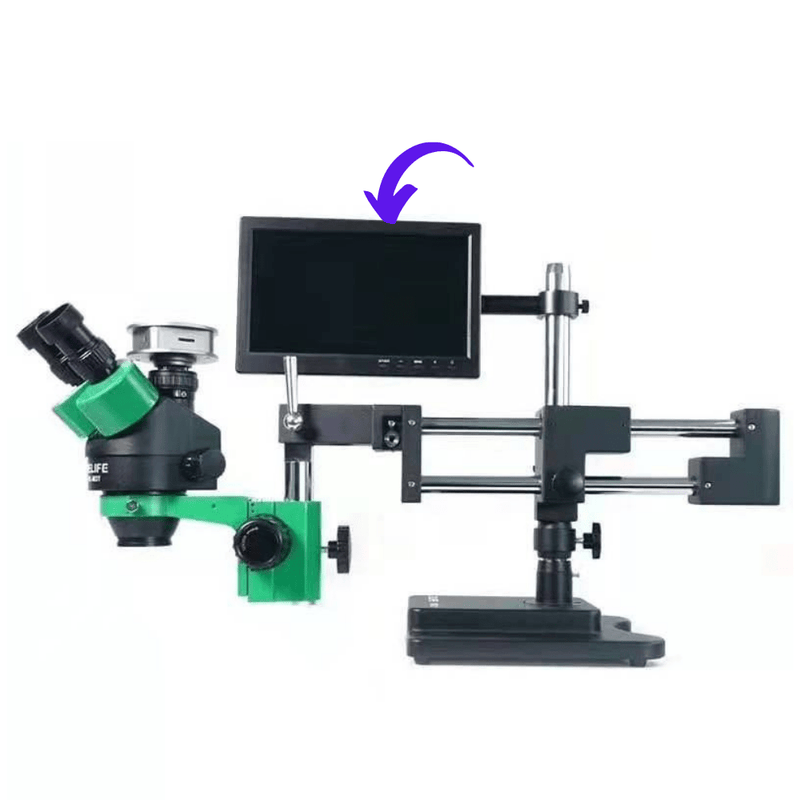 Load image into Gallery viewer, [RL-M3-STL2][360 Degree Rotation] RELIFE 0.7x - 4.5x Trinocular HD Stereo Microscope Mobile Phone PCB Motherboard Repair Tool - Polar Tech Australia
