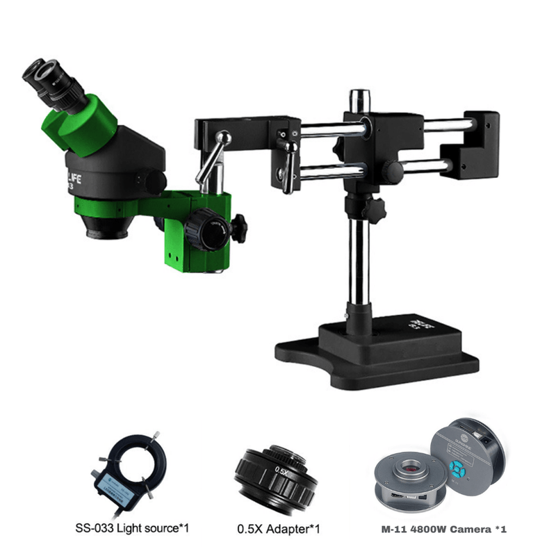 Load image into Gallery viewer, [RL-M3-STL2][360 Degree Rotation] RELIFE 0.7x - 4.5x Trinocular HD Stereo Microscope Mobile Phone PCB Motherboard Repair Tool - Polar Tech Australia
