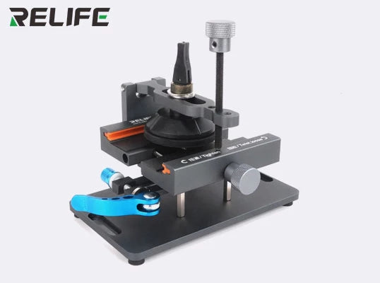 Chargez l&#39;image dans la visionneuse de la galerie, [RL-601S Plus] RELIFE  2 in 1  360 Degree Rotation Heat-free Screen Separation Removal Back Glass Phone Repair Mount Holder Fixture - Polar Tech Australia
