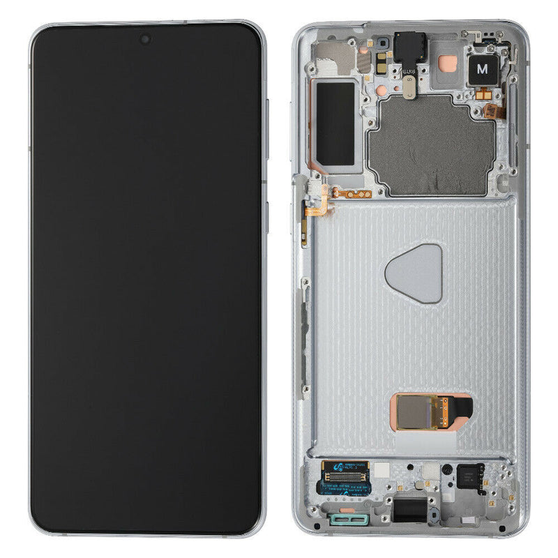 Load image into Gallery viewer, [Samsung Service Pack] Samsung Galaxy S21 (SM-G991) LCD Touch Digitizer Screen Assembly With Frame - Polar Tech Australia
