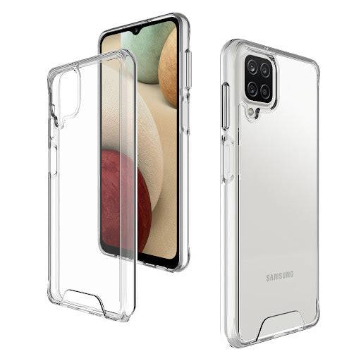 Samsung Galaxy A22 4G & 5G SPACE Transparent Rugged Clear Shockproof Case Cover - Polar Tech Australia