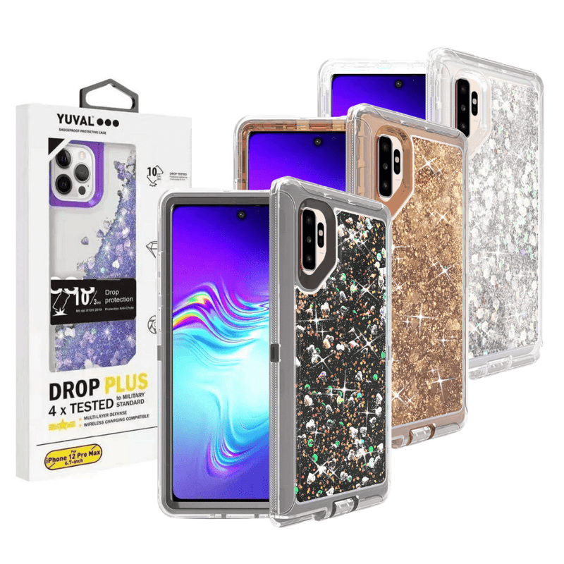 Chargez l&#39;image dans la visionneuse de la galerie, Samsung Galaxy Note 10/Note 10 Plus Glitter Clear Transparent Liquid Sand Watering Case - Polar Tech Australia
