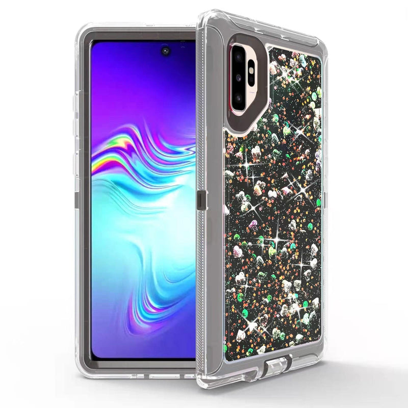 Chargez l&#39;image dans la visionneuse de la galerie, Samsung Galaxy Note 10 / Note 10 Plus Glitter Clear Transparent Liquid Sand Watering Case - Polar Tech Australia
