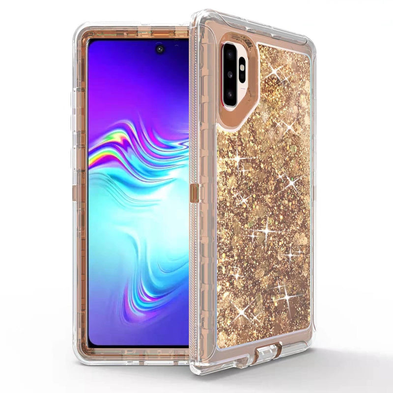 Chargez l&#39;image dans la visionneuse de la galerie, Samsung Galaxy Note 10/Note 10 Plus Glitter Clear Transparent Liquid Sand Watering Case - Polar Tech Australia
