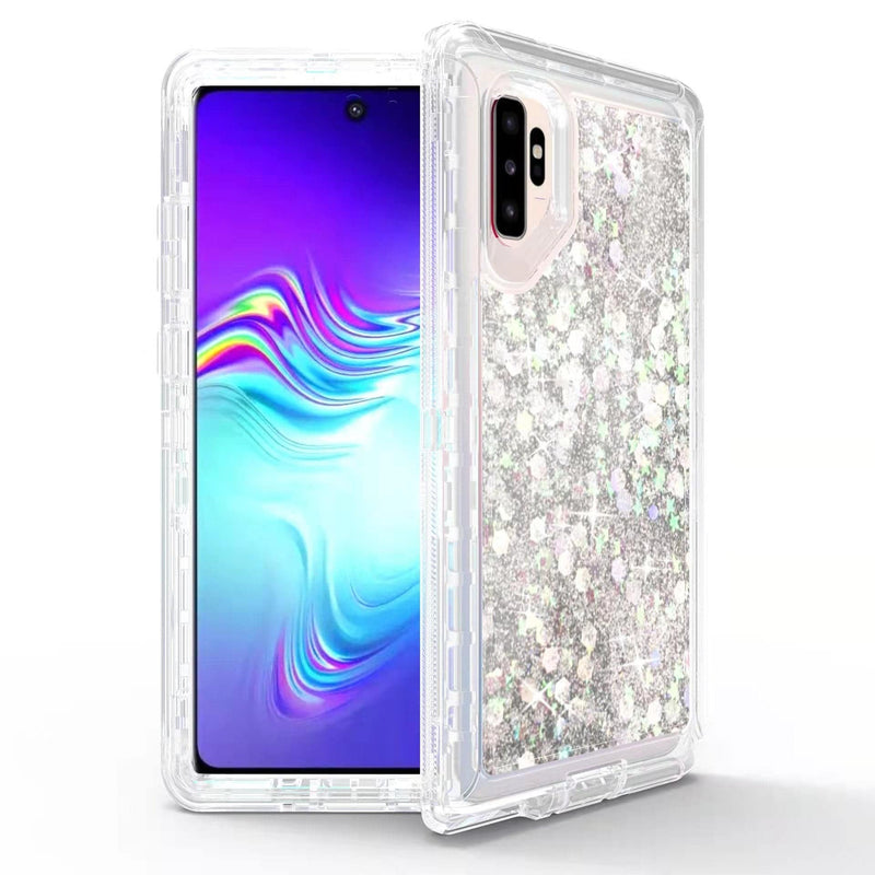 Chargez l&#39;image dans la visionneuse de la galerie, Samsung Galaxy Note 10/Note 10 Plus Glitter Clear Transparent Liquid Sand Watering Case - Polar Tech Australia
