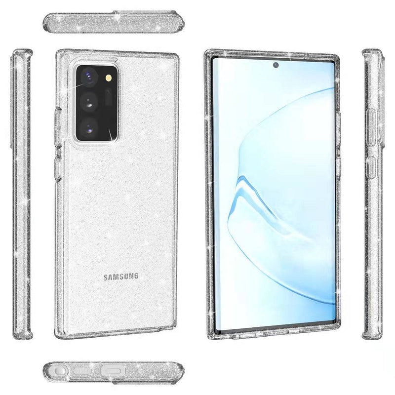 Cargue la imagen en el visor de la galería, Samsung Galaxy Note 20 / Note 20 Ultra Ultimake Glitter Star Flash Clear Transparent Case - Polar Tech Australia
