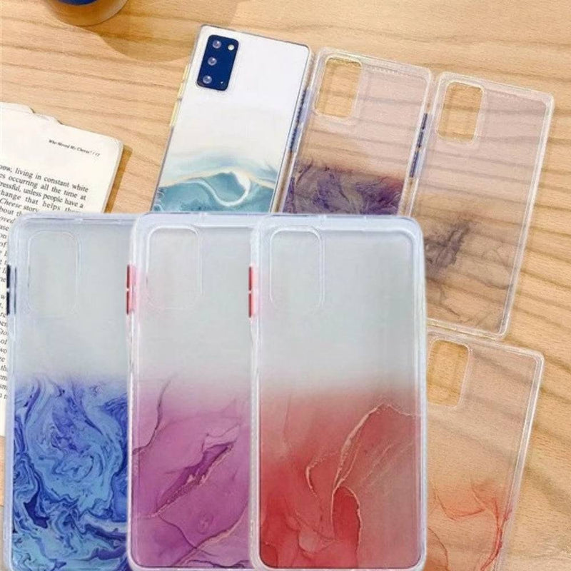 Chargez l&#39;image dans la visionneuse de la galerie, Samsung Galaxy S21 / Plus / Ultra TPU Transparent Cloud Paint Soft Rubber Case - Polar Tech Australia
