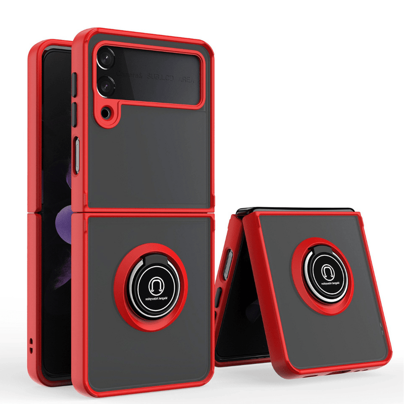 Cargue la imagen en el visor de la galería, Samsung Galaxy Z Flip 4 5G (SM-F721) Magnet Ring Holder Case - Polar Tech Australia
